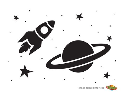 Printable Outer Space Stencils